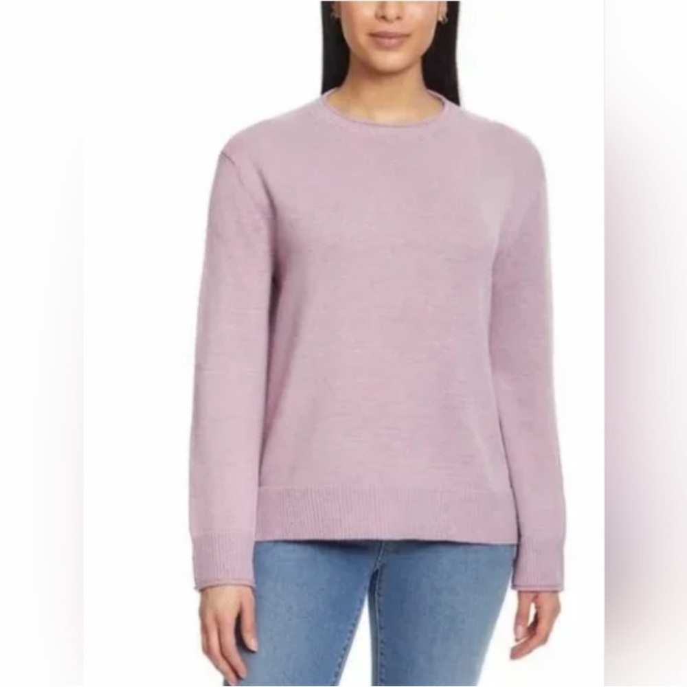 NEW! Ella Moss Lavender Crewneck Sweater, Size XL